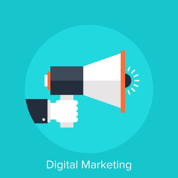 Digital Marketing — Stock Vector