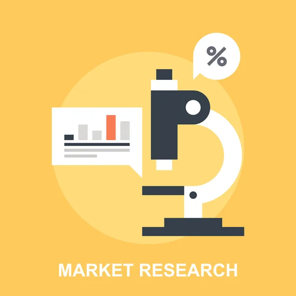 Marktonderzoek — Stockvector