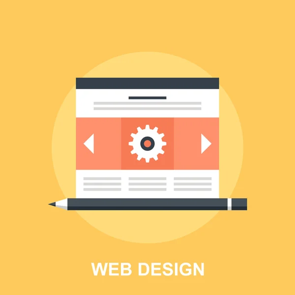 Diseño web — Vector de stock