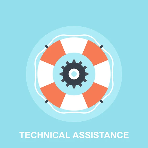Assistance technique — Image vectorielle