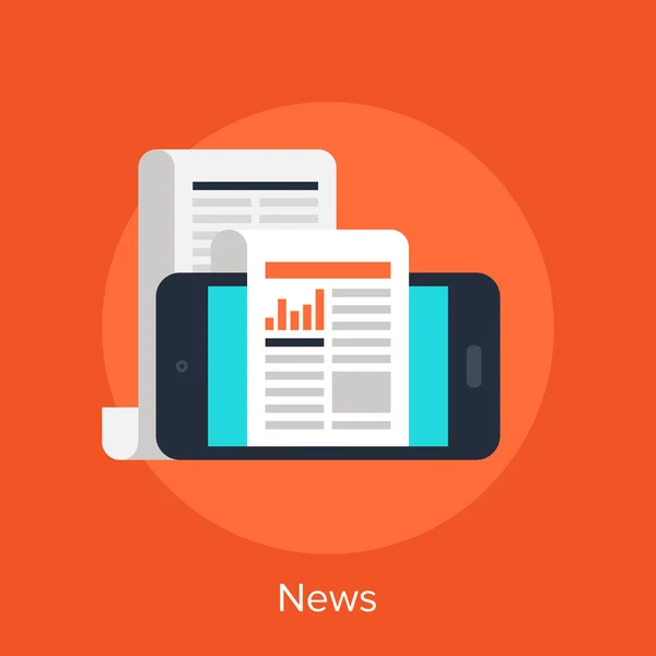 Icono de noticias — Vector de stock