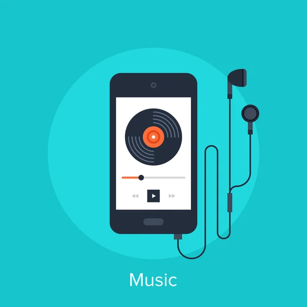 Music Player — Stock Vector
