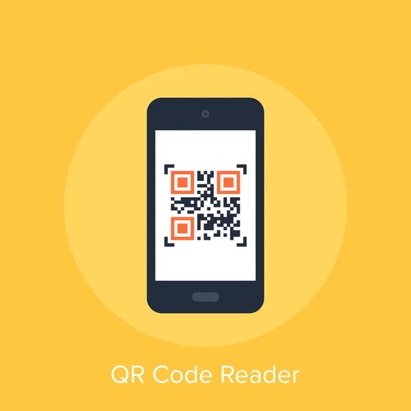 Lecteur de code QR — Image vectorielle