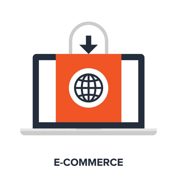 E-Commerce — Stockvektor