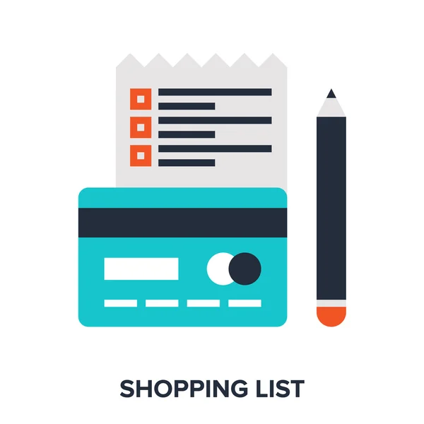 Shopping list — Stock Vector