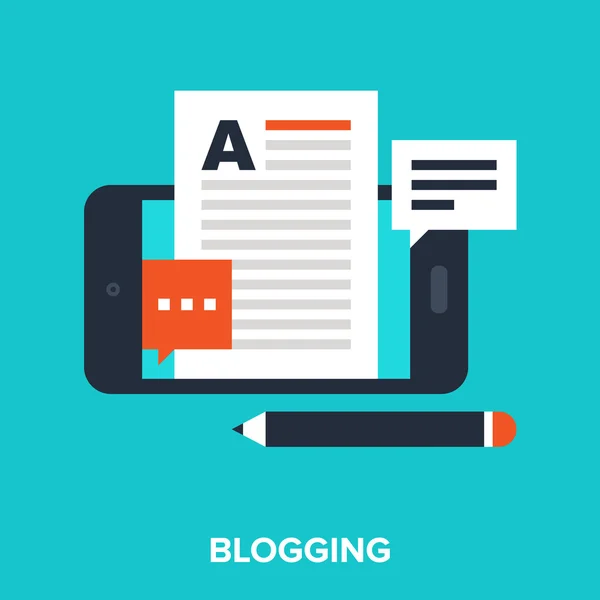 Κινητό blogging — Διανυσματικό Αρχείο