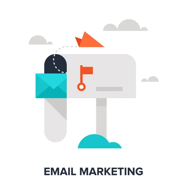 Marketing por correo electrónico — Vector de stock