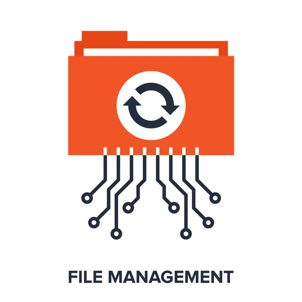 File management — Stock Vector