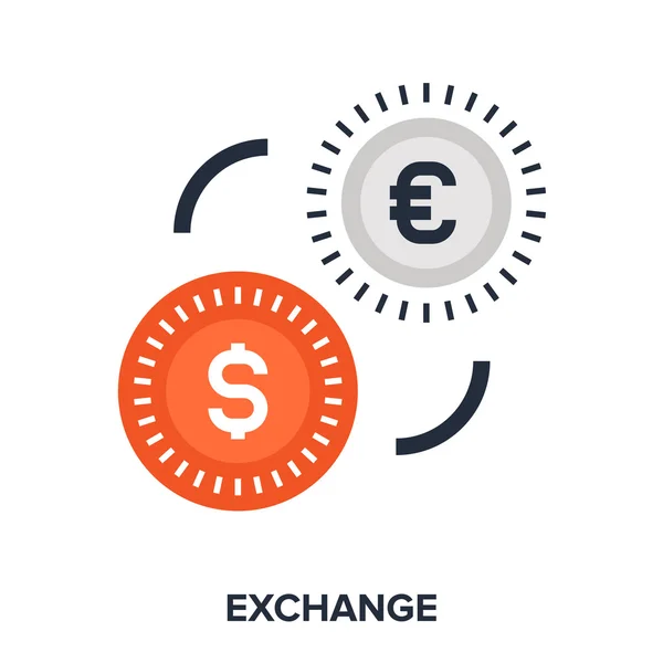 Money exchange — Stock Vector