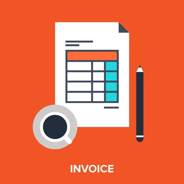 Invoice — Stock Vector