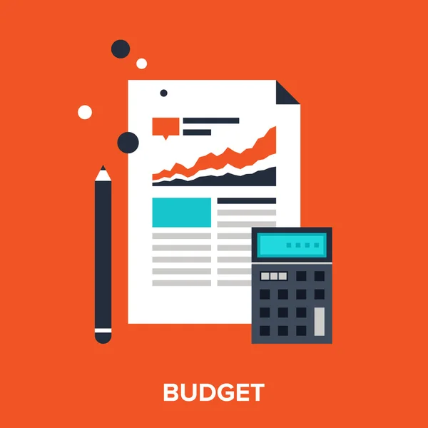 Budget — Stock Vector