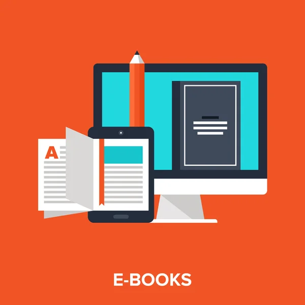 E-Books — Stockvektor