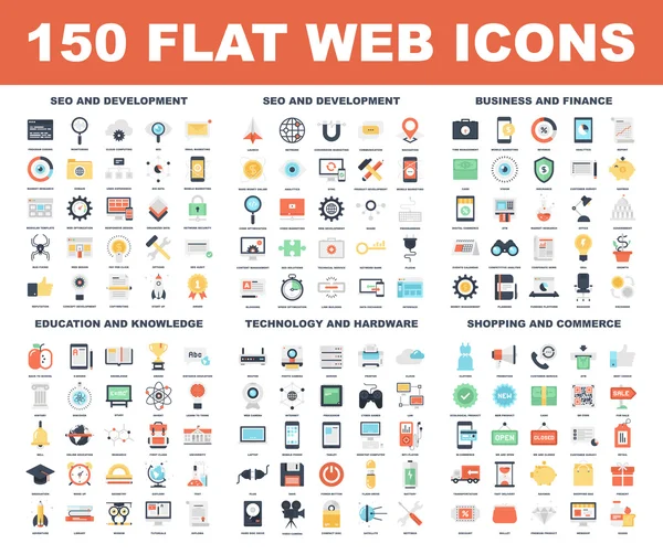 Iconos Web — Vector de stock