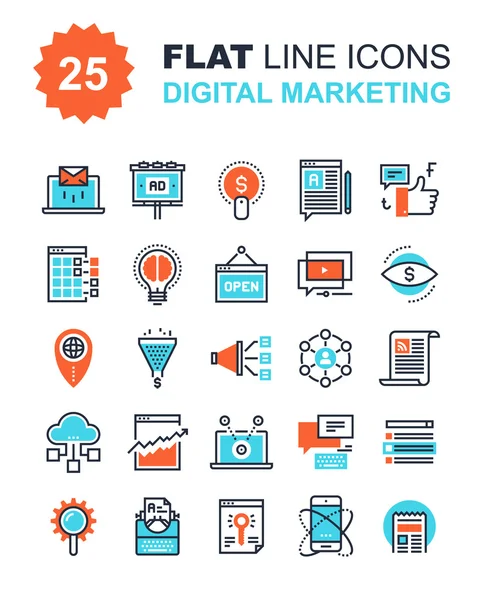 Marketing digital — Archivo Imágenes Vectoriales
