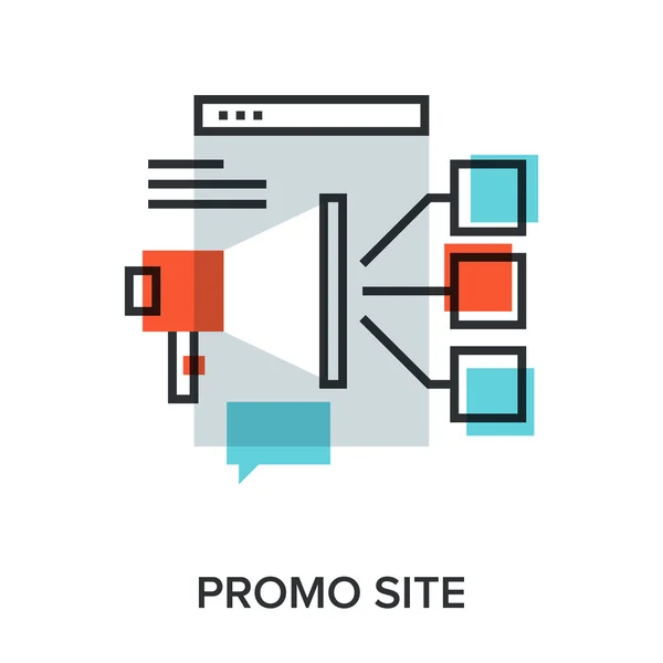 Promo site — Stock Vector
