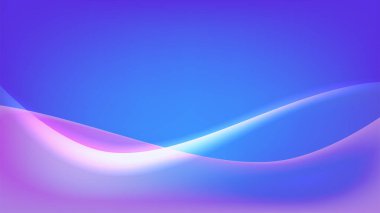 Renkli mor hareket dalgası soyut vektör arkaplanı