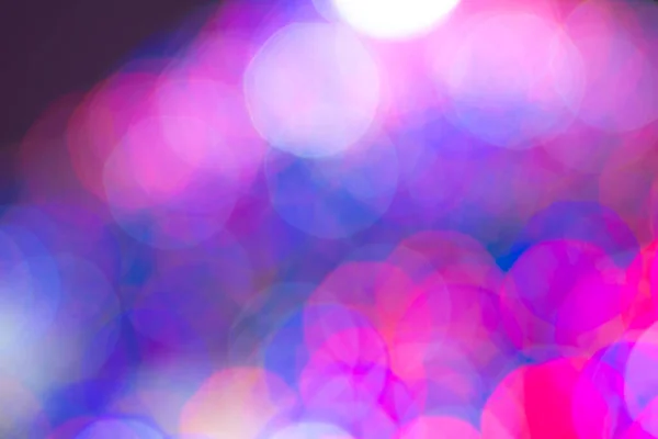 Bright colored blurry round spots of cool shades for a vivid purple background — Stock Photo, Image