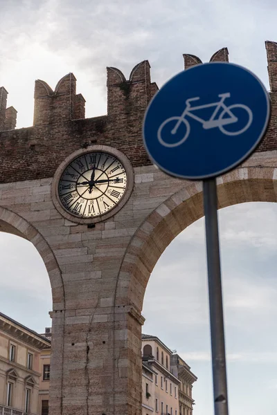 Verona Italy February 2019 Pedal Cycles Only — Stock Photo, Image