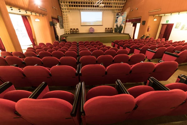 Cinema Seats Red Armchairs — Stock Photo, Image