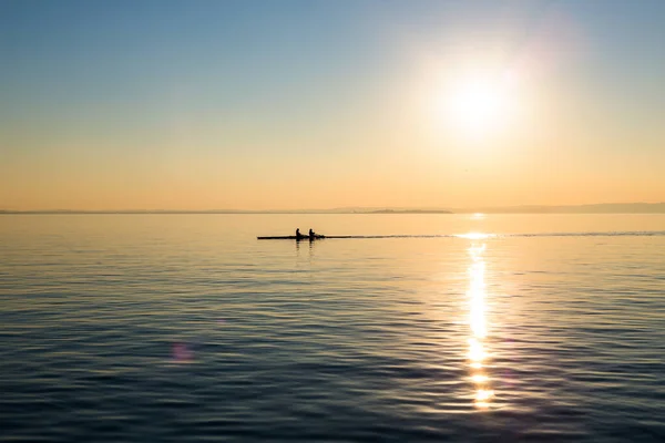 Pôr Sol Mar — Fotografia de Stock