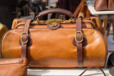 Retro bagaj valizleri. Görüntüyü kapatın. 