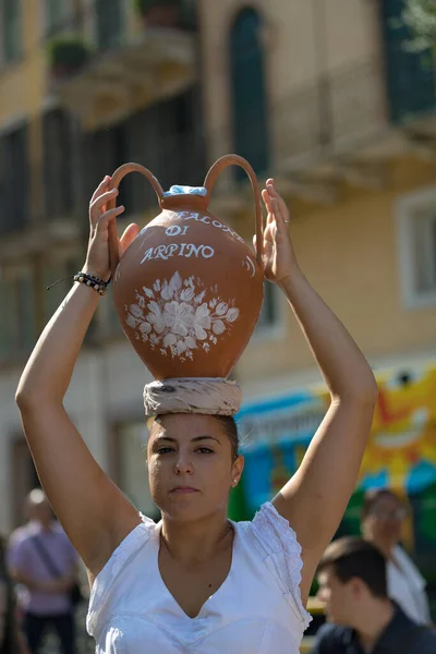 Верона Италия Сентября 2018 Международный Фестиваль Уличных Игр Токати 2018 — стоковое фото