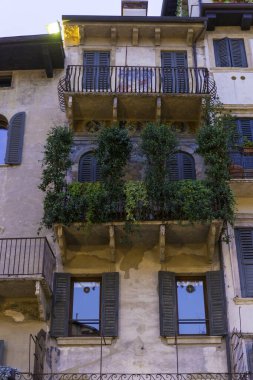 Piazza Erbe Verona 'daki Yahudi gettosu