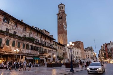 Piazza Erbe Verona 'daki Yahudi gettosu