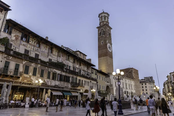 Piazza Erbe Verona 'daki Yahudi gettosu