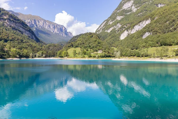 Ángulos Vistas Del Lago Tenno — Foto de Stock