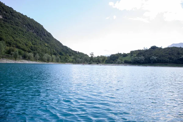 Ángulos Vistas Del Lago Tenno — Foto de Stock