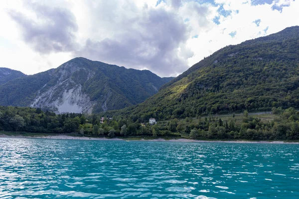 Ángulos Vistas Del Lago Tenno — Foto de Stock