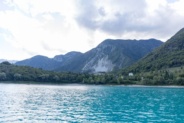 Ángulos Vistas Del Lago Tenno — Foto de Stock