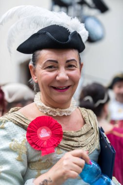 ALA, TRENTO, ITALY, 12 Temmuz 2019: Ala, Kadife Şehri Festivali, 