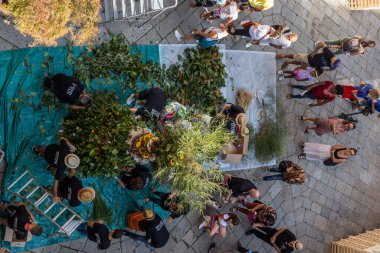 VERONA, İtalya, Kasım, 2019: Tocat 2019 - Uluslararası Sokak Oyunları Festivali