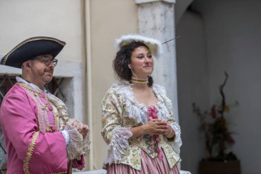 ALA, TRENTO, ITALY, 12 Temmuz 2019: Ala, Kadife Şehri Festivali, 