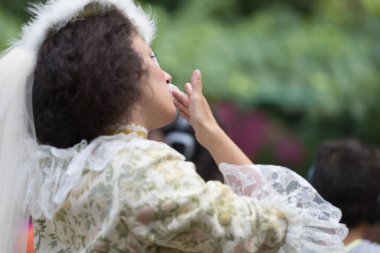 ALA, TRENTO, ITALY, 12 Temmuz 2019: Ala, Kadife Şehri Festivali, 