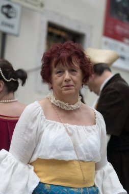 ALA, TRENTO, ITALY, 12 Temmuz 2019: Ala, Kadife Şehri Festivali, 