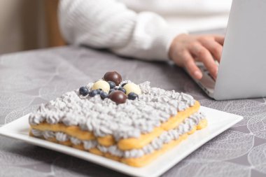 Tiramisu tatlısının en güzel manzarası.