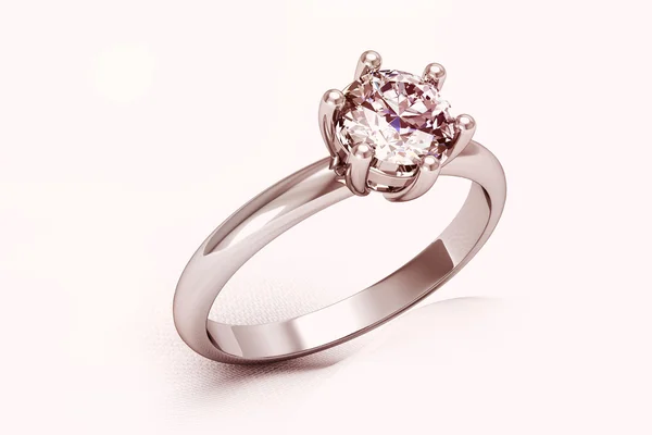 The beauty wedding ring (high resolution 3D image) — Stock Photo, Image