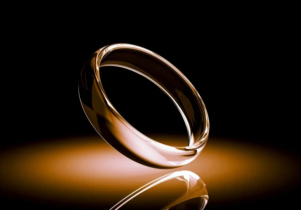 The beauty wedding ring (high resolution 3D image) — Stock Photo, Image