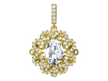 beyaz izole elmas küpe