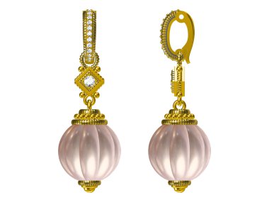 Beyaz arka plan üzerinde izole kolye