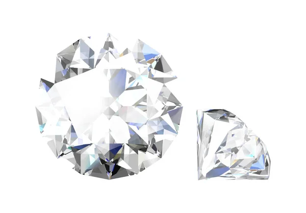 Beyaz Arkaplanda Güzel Mücevherler Boyutlu Illüstrasyon — Stok fotoğraf