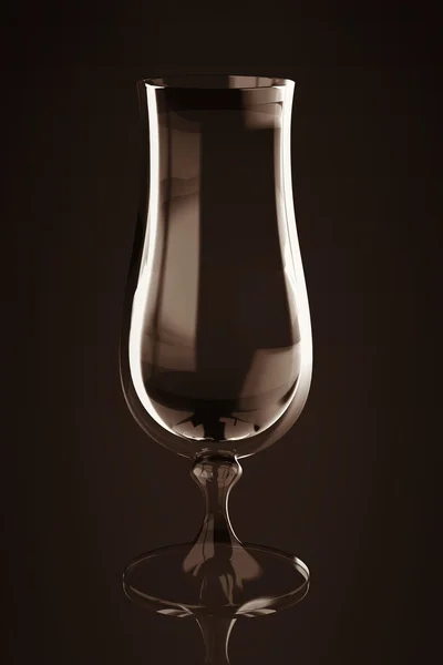 Üres átlátszó üveg — Stock Fotó