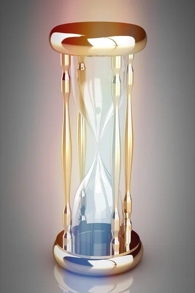 Golden hourglass — Stock Photo, Image