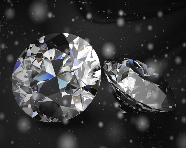Diamante brillante brillante sobre fondo (Estilo Vintage ) —  Fotos de Stock