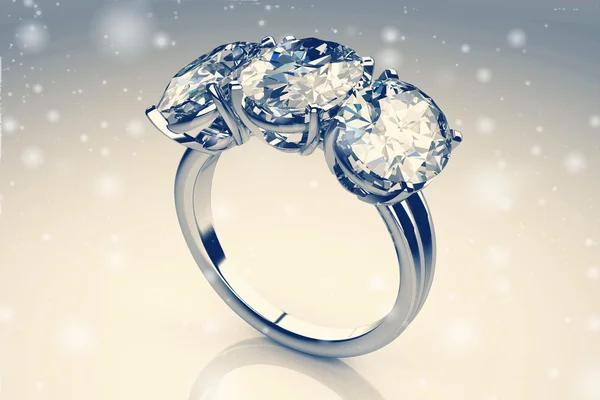 Beautiful jewelry ring — Stock Photo, Image