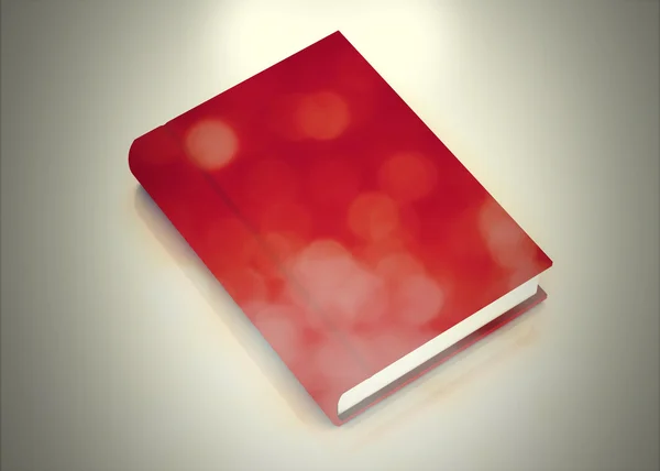 Branco de livro vermelho — Fotografia de Stock