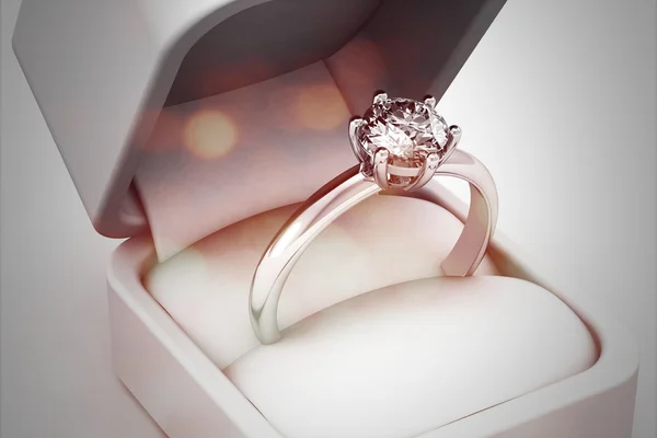 Hermoso anillo de joyería — Foto de Stock